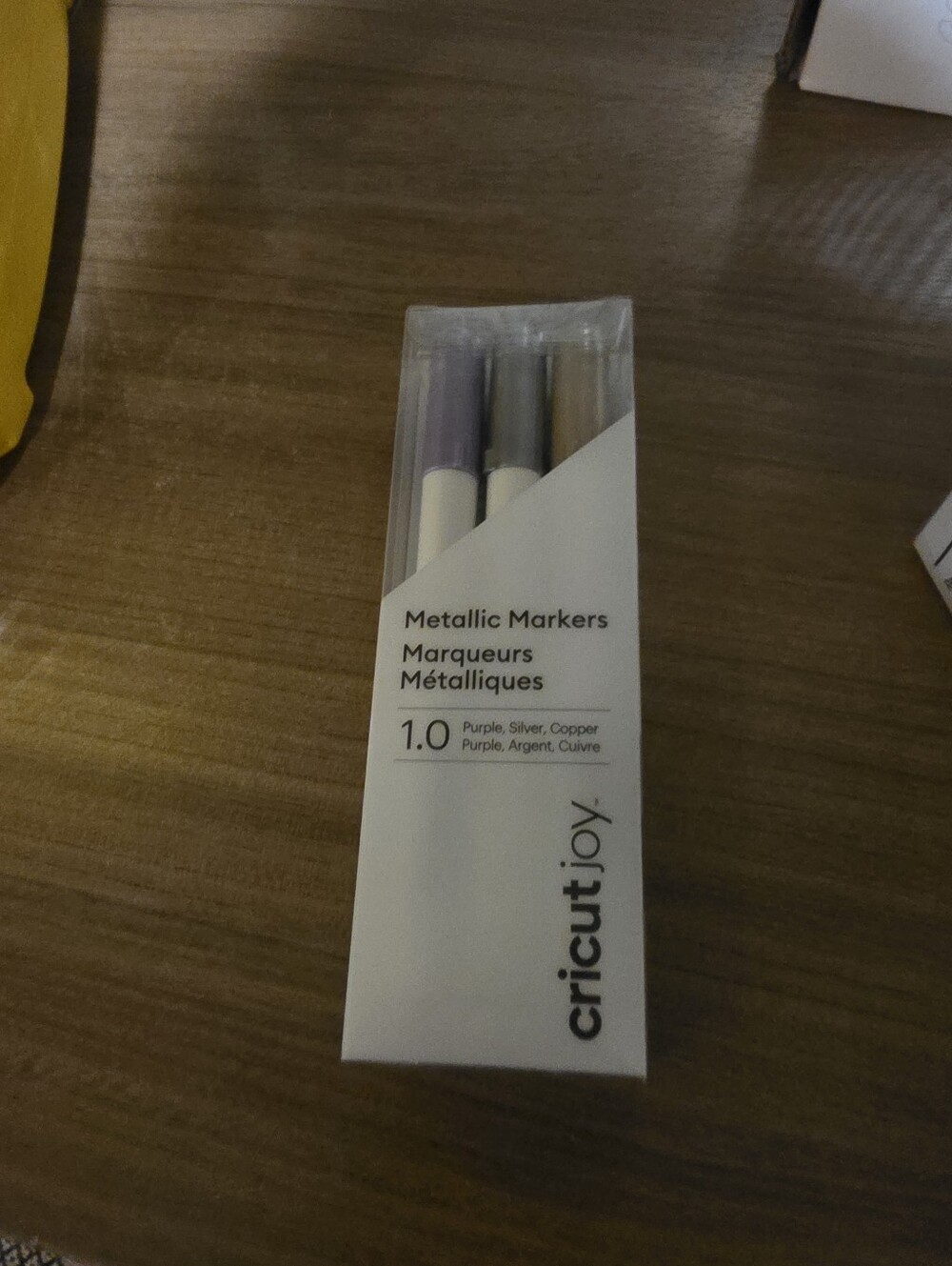 Cricut Joy Metallic Markers 1.0 Purple Silver Copper 3 Pack